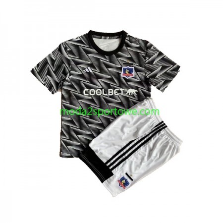 Koszulka Colo-Colo Dziecięcy Czwarty Stroje Piłkarskie 2023 Krótki Rękaw